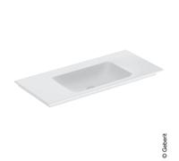 Geberit ONE mobili scarico lavabo verticale, 105x14x48cm, 505.01, Versione: senza foro per rubinetto - 505.011.01.4