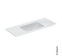 Geberit ONE mobili scarico lavabo verticale, 120x14x48cm, 505.01, Versione: senza foro per rubinetto - 505.011.01.5