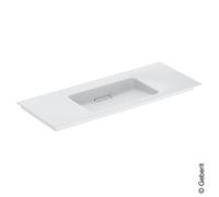 Geberit ONE lavabo pour meubles sortie horizontale, 120x13x47,5cm, 505016001, 505016001, Versione: senza foro per rubinetto - CM