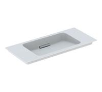 Geberit Lavabo per mobili One 500395, senza foro per rubinetto, con sfioratore, 900x400 mm, Colorazione: Bianco lucido - 500.395.01.3