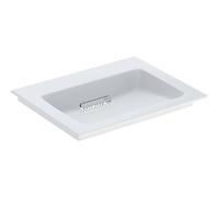 Geberit ONE mobili scarico lavabo orizzontale, 60x13x47,5cm, 505.00, Versione: senza foro per rubinetto - 505.001.00.1