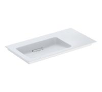 Lavabo Mobile Geberit ONE Lavabo sinistro, scarico orizzontale 900x480mm Bianco/Bianco brillante