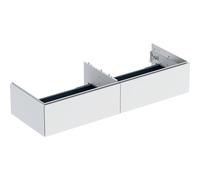Mobiletto Geberit ONE per lavabo da appoggio, 2 cassetti, 133,2x26,6x47cm, 505.076.00., Colorazione: laccato bianco opaco - 505.076.00.2