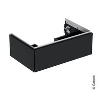 Mobile Per Lavabo Da Incasso Geberit One ONE 1 cassetto 740mm Nero Opaco