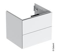 Mobiletto Geberit ONE, 2 cassetti, 59,2x50,4x47cm, 505.261.00., Colorazione: laccato bianco lucido - 505.261.00.1
