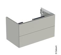 Geberit ONE armoire sous lavabo, 2 tiroirs, 88,8x50,4x47cm, 505263007, 505263007, Colorazione: greige laccato opaco - CM