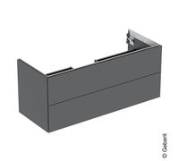 Mobiletto Geberit ONE, 2 cassetti, 118,4x50,4x47cm, 505.265.00., Colorazione: laccato lava opaco - 505.265.00.3