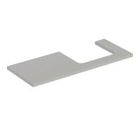 Geberit ONE Plan de lavabo, découpe à droite, 120x3x47 cm, 505.325.00.7, 505.325.00.7, Colorazione: greige laccato opaco