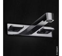 Rubinetto per lavabo Geberit ONE design angolare, montaggio a parete, sporgenza 18 cm, 116.461., Colorazione: cromo - 116.461.21.1