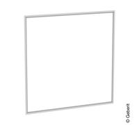 Geberit ONE telaio di copertura per armadietto a specchio da incasso La: 120 A: 93 cm, 505845002, ONE alluminio spazzolato [Armadietti a Specchio > Accessori per Armadietti a Specchio]