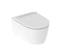 GEBERIT ONE VASO SOSPESO A CACCIATA, FISSAGGIO NASCOSTO, CON SEDILE E CERNIERE C