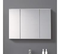 Geberit Option Plus armadio a specchio con illuminazione, tre ante, larghezza 90 cm, 500594001 - 500.594.00.1