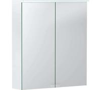 Geberit Option - Mobiletto a specchio, con illuminazione, 600x675x180 mm, bianco 500.273.00.1