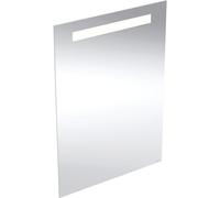 Geberit Option Basic Square specchio illuminato, illuminazione superiore, 502.8, Versione: 50x70cm - 6 Watt - 502.804.00.1