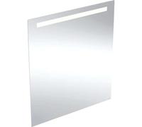 Geberit Option Basic Square specchio illuminato, illuminazione superiore, 502.8, Versione: 80x90cm - 10 Watt - 502.813.00.1