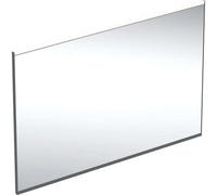 Specchio illuminato Geberit Option Plus Square, illuminazione diretta e indiretta, larghezza 105 cm, 502.784., Colorazione: nero opaco / alluminio anodizzato - 502.784.14.1