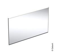 Geberit Option Plus Square Miroir lumineux, éclairage direct et indirect, largeur 120 cm, 502.785.14.1, 502.785.14.1, Colorazione: nero opaco / alluminio anodizzato
