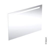 Geberit Option Basic Square miroir lumineux, éclairage en haut, 502809001, 502809001, Versione: 100x70cm - 12 Watt - CM