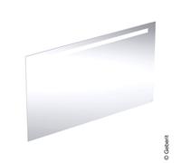 Geberit Option Basic Square specchio illuminato, illuminazione superiore, 502.8, Versione: 120x70cm - 14 Watt - 502.810.00.1