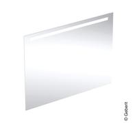 Geberit Option Basic Square specchio illuminato, illuminazione superiore, 502.8, Versione: 120x90cm - 14 Watt - 502.815.00.1