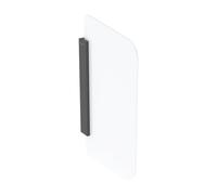 Geberit parete divisoria orinatoio vetro, 115205TD1, Universal bianco/nero opaco [Orinatoi > Accessori orinatoio]