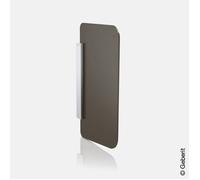 Geberit parete divisoria orinatoio vetro, 115211TF1, Universal umbra/alluminio spazzolato [Orinatoi > Accessori orinatoio]