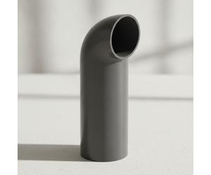 Geberit PE Curva a 90° con gambo lungo e raggio piccolo, DN 100, 367.876.16.1