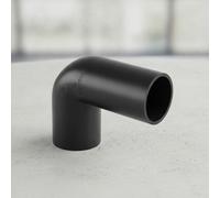 Geberit PE Curva di raccordo 90° per manicotto, DN 50, dø 50 mm, 361.080.16.1