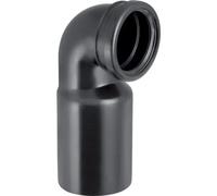 Geberit PE Curva di raccordo 90° per WC a parete, con ampliamento, DN 90 / 90, 3