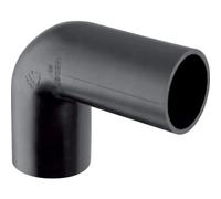 Geberit PE Curva di raccordo a 90° per manicotto, DN 56, dø 56 mm, 364.084.16.1