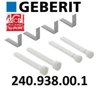 GEBERIT PERNI DISTANZIATORI KIT 4 PEZZI+STAFFE+VITI 240.938.00.1 UP200-300-320
