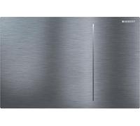 Geberit, Piastra di azionamento per cassette di risciacquo ad incasso Sigma 70 115.625.FW.1, doppio scarico, inox spazzolato, 115625FW1