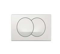 GEBERIT - Piastra di innesco doppio tasto DELTA bianco alpino - GEBERIT - 115.100.11.5