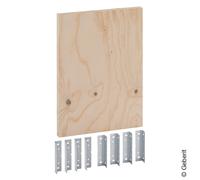 Geberit piastra di montaggio di sistema per sistema maniglia e supporto, BF, 111859001, Duofix [Elementi ad Incasso > Accessori per Elementi Incasso]