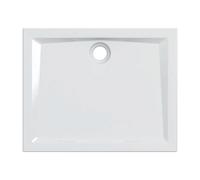 GEBERIT - PIATTO DOCCIA RETTANGOLARE 100X80 H.6 CM. TIPO 60 BIANCO LUCIDO IN GRES PORCELLANATO 550.055.00.1