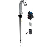 Geberit Piave rubinetto per lavabo verticale con termostato a pressione cromo 116.187.21.1