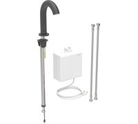 Geberit Piave rubinetto per lavabo verticale elettronico nero 116.162.14.1