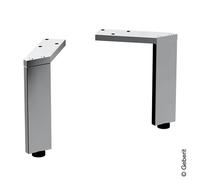Geberit piedi per mobili, 2 pezzi, 500367001, Universal cromo [Mobili da Bagno > Accessori per Mobili da Bagno]