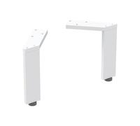 Geberit piedi per mobili, 2 pezzi, 500367011, Universal bianco opaco [Mobili da Bagno > Accessori per Mobili da Bagno]