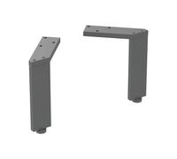 Geberit piedi per mobili, 2 pezzi, 500367161, Universal nero opaco [Mobili da Bagno > Accessori per Mobili da Bagno]