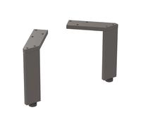 Geberit piedi per mobili, 2 pezzi, 500367JK1, Universal lava opaco [Mobili da Bagno > Accessori per Mobili da Bagno]