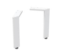 Geberit piedi per mobili, 2 pezzi, 502330011, Universal bianco opaco [Mobili da Bagno > Accessori per Mobili da Bagno]