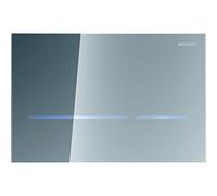 Geberit, Placca di azionamento con sistema elettronico automatico senza contatto Sigma 80 116.092.SM.1, per risciacquo a 2 quantità, a rete, a specchio 116092SM1
