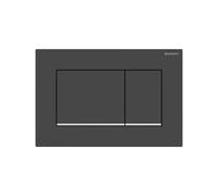 Geberit placca di comando doppio tasto nero opaco Sigma 20 per risciaquo a 2 quantità WC 115883141