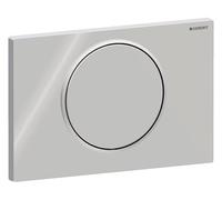 Piastra attuatore Geberit Sigma10 per il lavaggio a filo/stop, colorazione: cromato lucido / cromato opaco