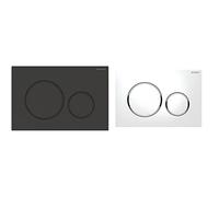 Geberit, Placca di comando Sigma20 115.882.16.1, per risciacquo a 2 quantit & S