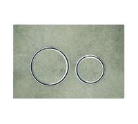 Placca di comando Geberit Sigma21 per doppio scarico, colore metallo cromato, 115.884., Colorazione: cromato / aspetto cemento - 115.884.JV.1