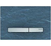 Geberit, Placca di comando Sigma50 115.788.JM.2, per risciacquo a 2 quantità, colore cromo ardesia mustang 115788JM2