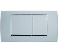 Set di ristrutturazione Geberit composto da set di conversione per cassette 1978-1987 e piastra di azionamento Twinline30, Colorazione: cromato opaco