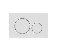 Geberit placca doppio comando bianco opaco Sigma 20 per cassetta di scarico WC 115882JT1